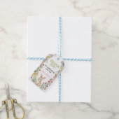 Einige Bunny Wildblume Party Vielen Dank für Ihr I Geschenkanhänger (Mit Garn)