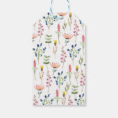 Einige Bunny Wildblume Party Vielen Dank für Ihr I Geschenkanhänger (Rückseite)