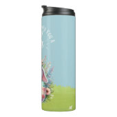 Einige Bunny wünscht Ihnen ein glückliches Ostern  Thermosbecher (Nach rechts gedreht)