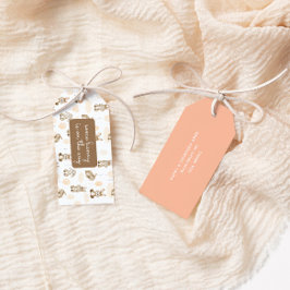 Einige Bunny's auf dem Weg Gender Neutral Baby Dus Geschenkanhänger