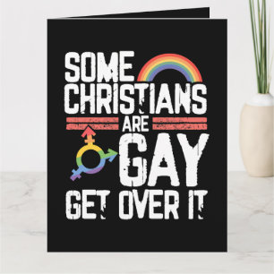  Einige Christen sind schwul, akzeptiert es Dankeskarte