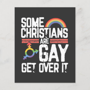  Einige Christen sind schwul, akzeptiert es Flyer