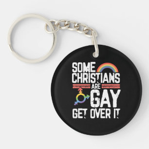 Einige Christen sind schwul, akzeptiert es Schlüsselanhänger