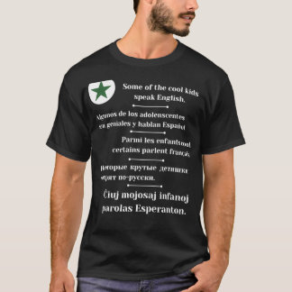 Einige der coolen Kinder sprechen Englisch T-Shirt