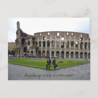 Einige Dinge in... - Rom Postkarte