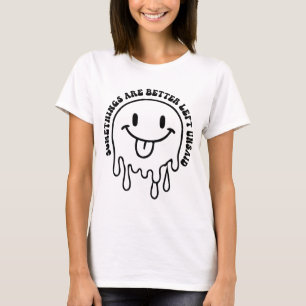 Einige Dinge sind besser Links, ohne nachdenklich T-Shirt