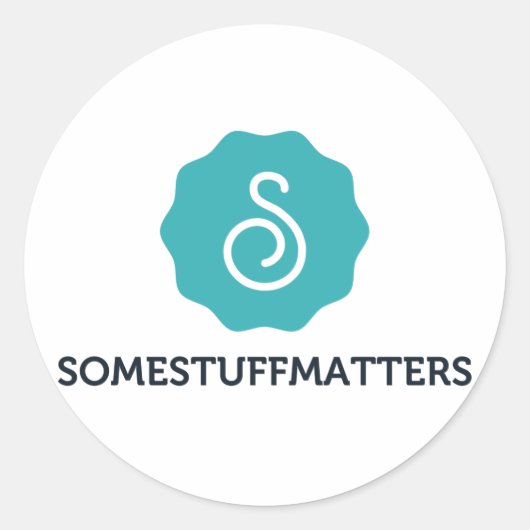 Einige Dinge sind wichtig: Der Aufkleber (Vorderseite)