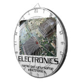 Einige Elektronik. Dartscheibe (Vorderseite rechts)