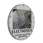 Einige Elektronik. Dartscheibe (Vorderseite Links)