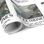 Einige Elektronik. Geschenkpapier (Rolleneckpunkt)