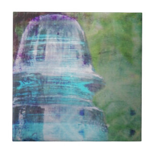 Einige Erinnerungen im Garten, Vintager Glasisolat Fliese