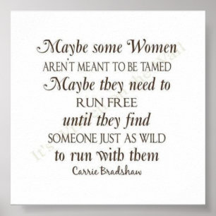 Einige Frauen werden nicht bedeutet gezähmt zu Poster