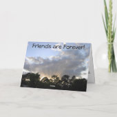 Einige Freunde sind gerade einfach für immer Karte (Rückseite)