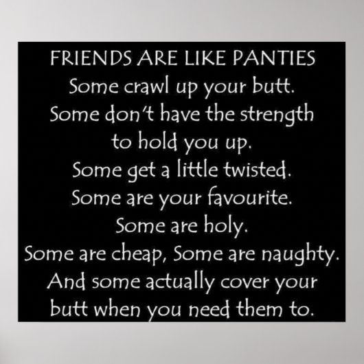 EINIGE FREUNDE SIND WIE FREUNDE. POSTER (Vorne)