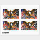 Einige gaben alles rechteckiger aufkleber (Blatt)