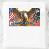 Einige gaben alles rechteckiger aufkleber (Tasche)