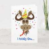 Einige Gnu Stuff_I total Gnu...es ist dein Geburts Karte (Vorderseite)