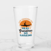 Einige Grandmas Strick Real Grandmas Go Kajak Glas (Vorderseite)