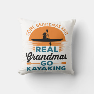 Einige Grandmas Strick Real Grandmas Go Kajak Kissen