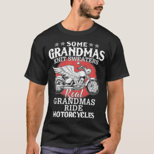 Einige Grandmas Strick Sweaters Real Ride Motorrä T-Shirt