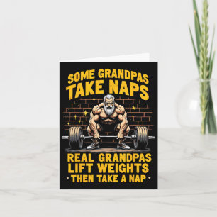 Einige Grandpas nehmen Nickerchen Grandpas Lift We Karte