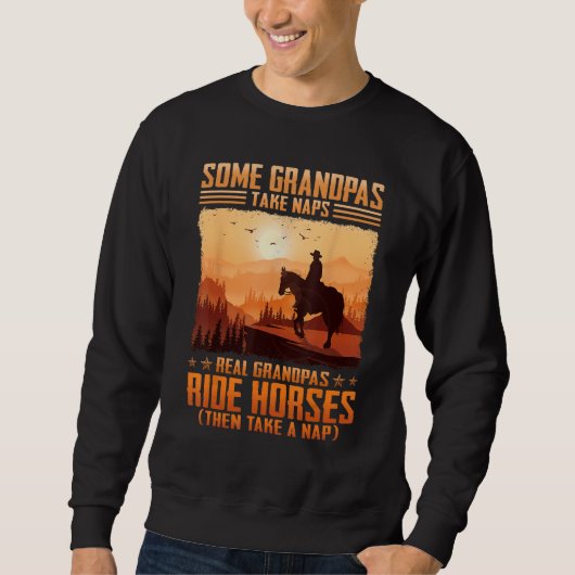 Einige Grandpas Nickerchen Sweatshirt (Vorderseite)