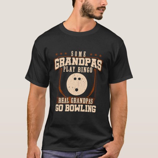 Einige Grandpas spielen Bingo Real Grandpas Go Bow T-Shirt (Vorderseite)