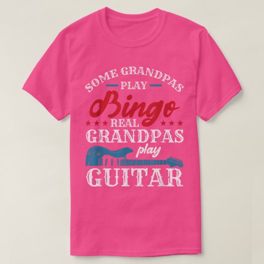 Einige Grandpas spielen Bingo Real Grandpas Spiele T-Shirt (Design vorne)
