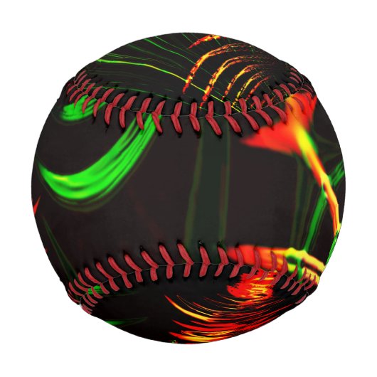 Einige Gras-Blätter, Feuerfarben in "Blume-Blätter Baseball (Rückseite)