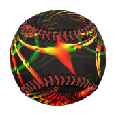 Einige Gras-Blätter, Feuerfarben in "Blume-Blätter Baseball (Vorderseite)