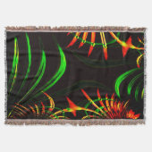 Einige Gras-Blätter, Feuerfarben in "Blume-Blätter Decke (Vorderseite)