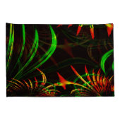 Einige Gras-Blätter, Feuerfarben in "Blume-Blätter Kissenbezug (Rückseite-Rechts)