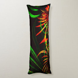 Einige Gras-Blätter, Feuerfarben in "Blume-Blätter Seitenschläferkissen