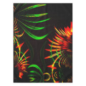 Einige Gras-Blätter, Feuerfarben in "Blume-Blätter Tischdecke (Vorderseite)