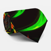 Einige Gras-Blätter und geschnitzte 'Blume-Blätter Krawatte (Gerollt)