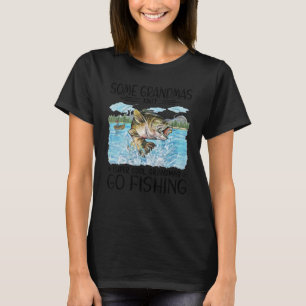 Einige Großmas Strick coolen Großmas gehen angeln T-Shirt