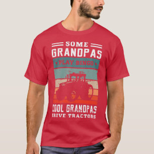 Einige Großpas spielen Bingo coole Opa Drive Trakt T-Shirt