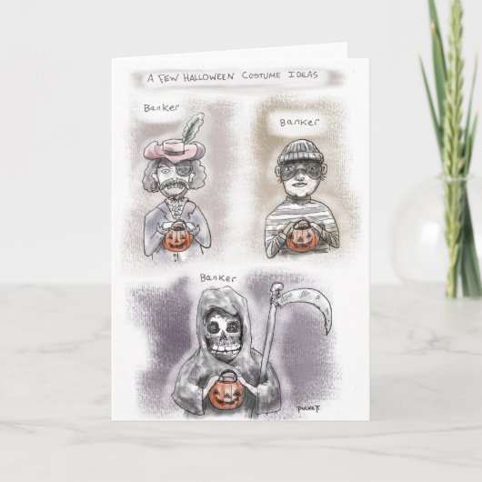 Einige Halloween-Kostüm-Ideen Karte (Vorderseite)
