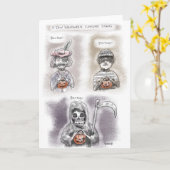 Einige Halloween-Kostüm-Ideen Karte (Gelbe Blume)