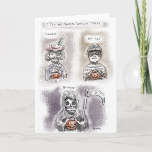 Einige Halloween-Kostüm-Ideen Karte