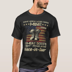 Einige Helden tragen Kaps Minenkämpfe Boots Niec T-Shirt