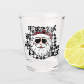 Einige Hosts in diesem Haus | Punny Santa Sublimat Schnapsglas (Vorderseite)