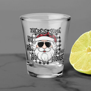 Einige Hosts in diesem Haus   Punny Santa Sublimat Schnapsglas