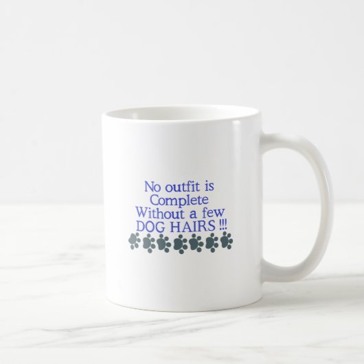 Einige Hundehaare Kaffeetasse (Rechts)