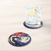 Einige Imitate aus festem Glas Rundpapier Unterset Runder Pappuntersetzer (Vor Ort)