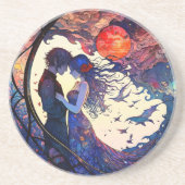 Einige Imitate aus festem Glas Sandstone Untersetz Getränkeuntersetzer (Vorne)