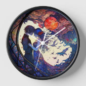 Einige Imitate verklemmte Glaswand Uhr (Vorderseite)