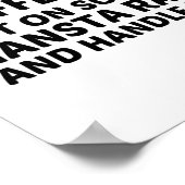 EINIGE KAFFEE AUF EINEN GANSTA-RAP, DIE ES BEENDET POSTER (Ecke)