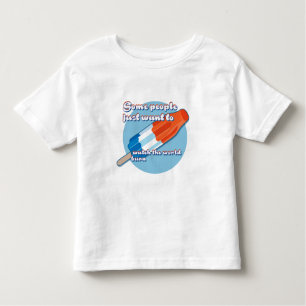 Einige Kinder wollen gerade, um die Welt Kleinkind T-shirt