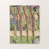 Einige kleine Waffen des Zweiten Weltkriegs auf ei Puzzle (Vertikal)